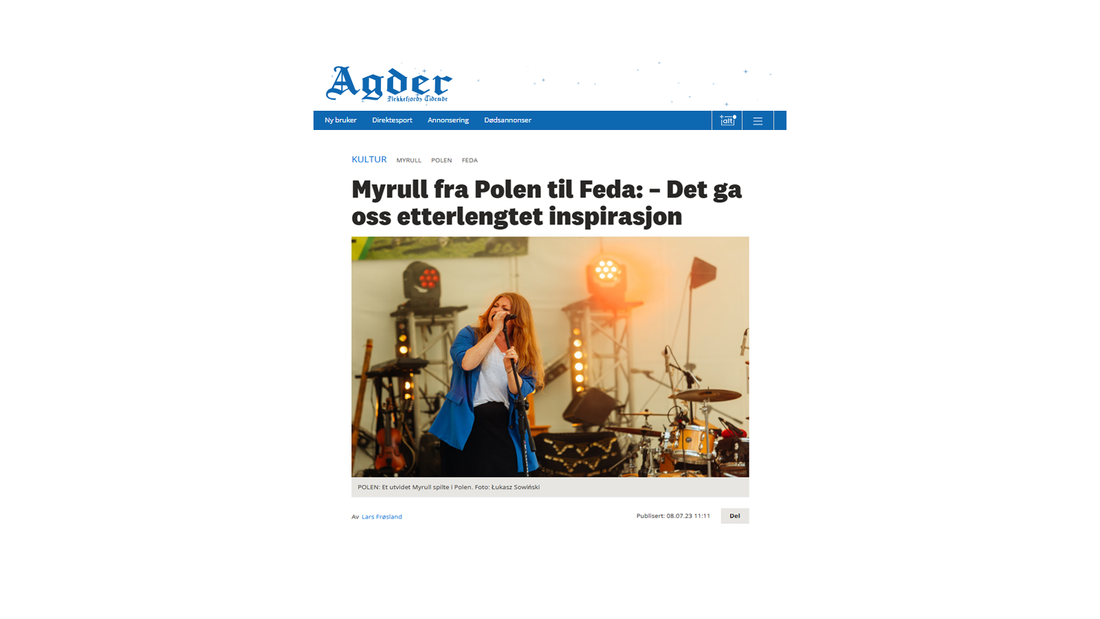 Myrull fra Polen til Feda: – Det ga oss etterlengtet inspirasjon